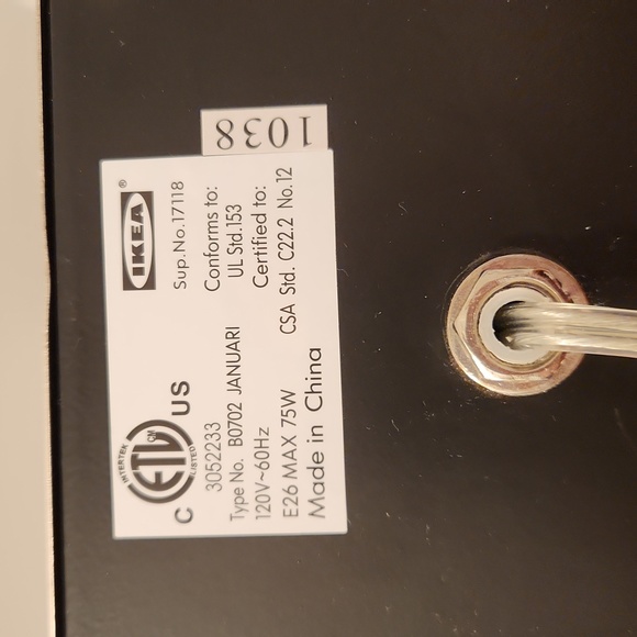 Ikea JANUARI Table Lamp New display with scratches - Picture 4 of 4